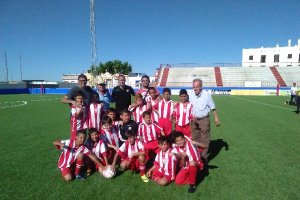 El equipo benjamín dejó buenas sensaciones.