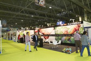 Hortamar ha desplegado un amplio stand para acoger a sus socios e invitados.