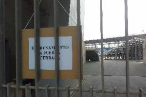 Entrenamiento a puerta cerrada con Alfonso García.