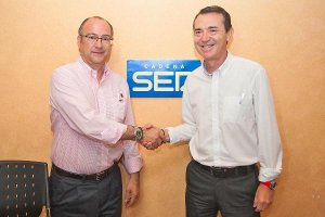 Los candidatos Luis Rogelio Rodríguez-Comendador y Juan Carlos Pérez Navas