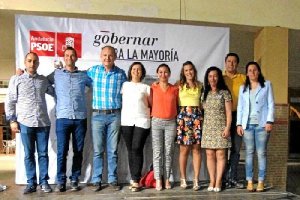 Mitin del PSOE en Cuevas del Almanzora.