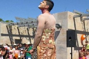 Recreación de El rey León en el Parque de las Familias.