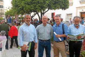 El candidato del Partido Andalucista, Félix López, momento antes de comenzar el acto.