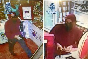 Secuencia del atraco captada por las cámaras.