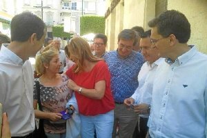 Llegada de Susana Díaz al Cervantes.