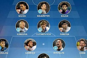 El once de la UEFA.