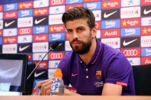 Gerard Piqué, en rueda de prensa.