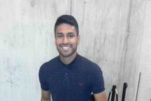 Mauro Dos Santos posando para LA VOZ.