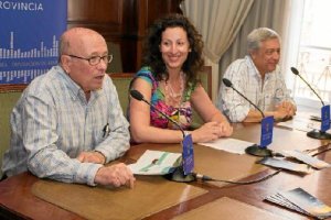 Presentación de las jornadas, ayer.