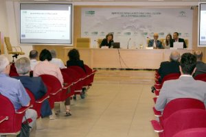 Empresas andaluzas asistentes a la jornada sobre oportunidades para la industria agroalimentaria en Marruecos.
