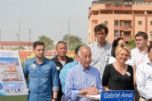 Gabriel Amat ha detallado esta mañana sus propuestas deportivas y culturales.