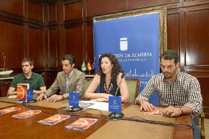 Presentación ayer de los talleres de tauromaquia de la Diputación provincial.