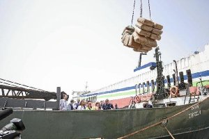 Extracción de la droga en el pesquero