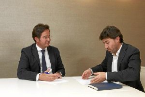 Francisco Góngora y Alberto González, actual responsable de Urbanismo.