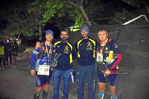 Parte de la expedición almeriense que participó en Ronda.