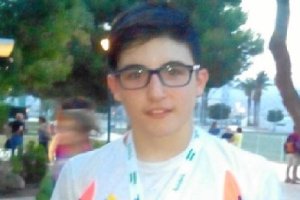 El nadador abderitano logra marca.