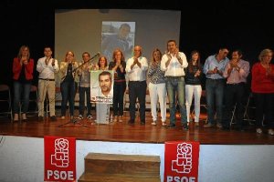 Presentación de la candidatura socialista en el municipio de Serón el viernes.