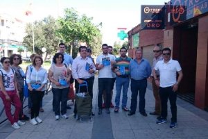 Los populares,  de ‘reparto’ en Campohermoso.