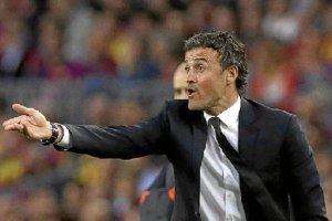 Luis Enrique se ve en la final.