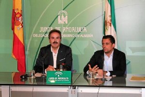 Alfredo Valdivia y Raúl Perales, esta mañana.