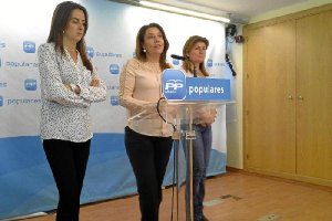 Rueda de prensa del PP.