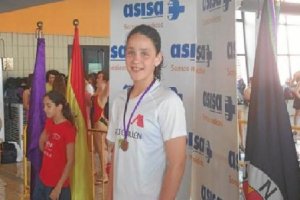 La nadadora María García Vázquez.