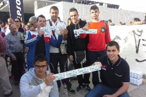 Aficionados solidarios.