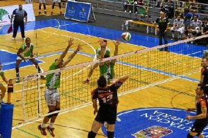 Jesús Bruque en un bloqueo ante Teruel.