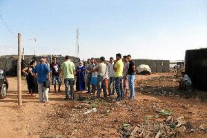Imagen del asentamiento de inmigrantes en Tierras de Almería en el año 2012.