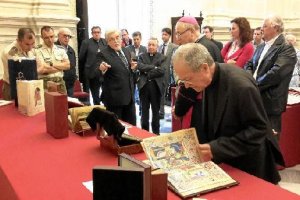 Presentación de la muestra que puede verse hasta el domingo en la Catedral.