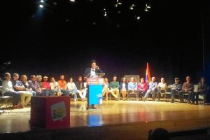 Alexis Pineda interviene en el acto de presentación. 