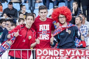 Aficionados del Almería.