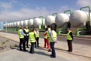 Visita a las instalaciones de la desaladora del Campo de Dalías.