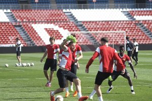 Ejercicios de posesión de balón.