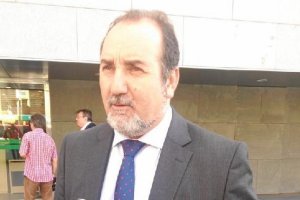 Ortiz  a su salida de los Juzgados de Almería el pasado martes.