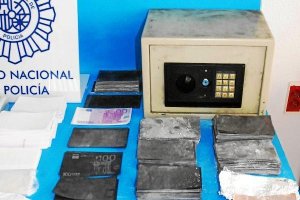 falsos billetes intervenidos en la operación