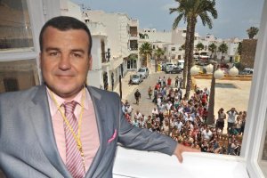 Hernández, hace casi cuatro años cuando accedió a la alcaldía