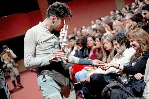 Un momento de la función del viernes en el Auditorio. 