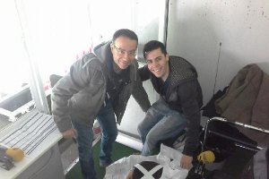 Francisco José Delgado y José Palacio, de la SER de Madrid.