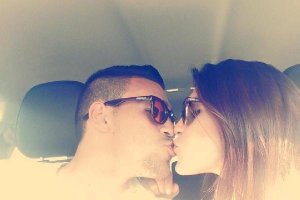 Un beso de Primera División.