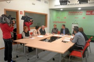 Reunión de los parlamentarios del PSOE con alcaldes y concejales del Bajo Andarax