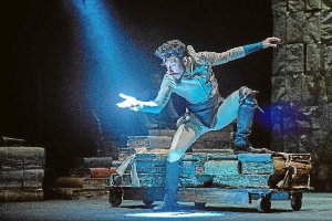 Un momento de la función de Ron Lalá.