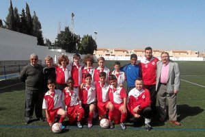 La Selección de Almería en uno de los últimos ensayos realizados.