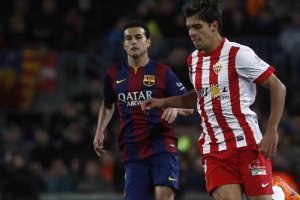Antonio Marín, el pasado miércoles frente al FC Barcelona en el Camp Nou.