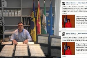 Luis Díaz,  actual alcalde, concurrió en 2011 como independiente. Comentarios contra Díaz en Facebook.