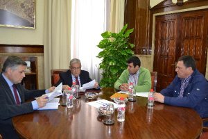 Reunión de los responsables de Coag con el subdelegado de Gobierno.