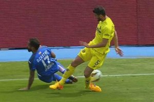 Momento de la lesión de Musacchio.