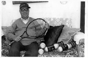 Pepe Salamcna feliz como le vimos siempre los almerienses.