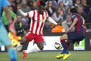 Thievy hizo un gran partido en el Camp Nou.