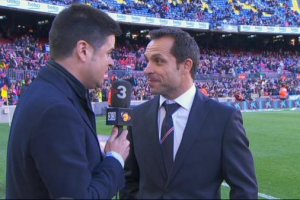 En la televisión.